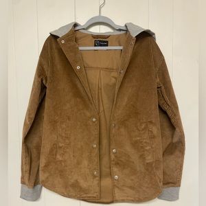Original Use Corduroy Hooded Jacket